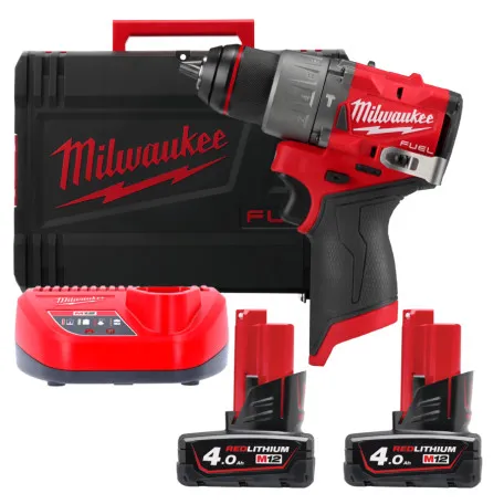 Аккумуляторная ударная дрель-шуруповерт Milwaukee M12 FPD2-402 (4933479869)