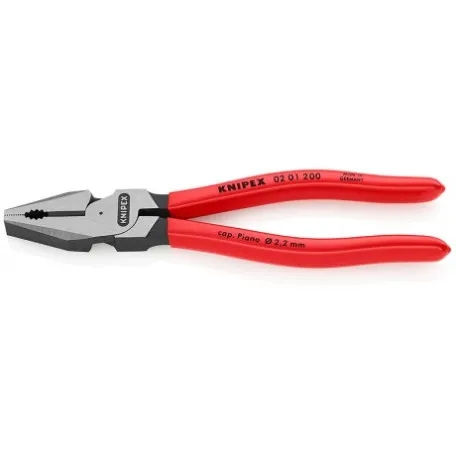 Плоскогубцы Knipex комбинированные особой мощности, 200мм (02 01 200)