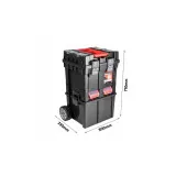 Ящик для инструментов QBRICK Wheelbox HD Compact 710х495x360 мм (SKRWC1HDCZAPG001)