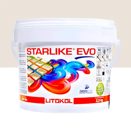 Эпоксидная затирка Litokol Starlike EVO 200 аворио 2,5 кг (STEVOAVR02.5)