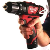 Аккумуляторная дрель-шуруповерт MILWAUKEE M12 BPD-0, крут. мом. 30 Нм (4933441950)