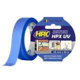 Малярська стрічка (скотч) HPX UV 25ммx25м УФ-стійка для зовнішніх робіт (MU2525)