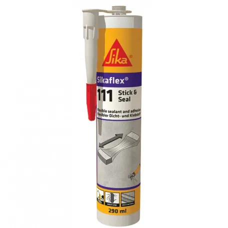 Клей универсальный Sika Flex 111 Stick&Seal, белый, 300 мл (557023)