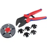 Обжимные клещи Knipex MultiCrimp® (с сменными плашками), 250 мм (97 33 02)