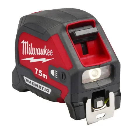 Рулетка магнитная Milwaukee Led Magnetic 7.5м/30мм (4932492469)
