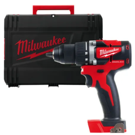 Дрель-шуруповерт MILWAUKEE аккумуляторная бесщеточная M18 CBLDD-0X, 60 Нм (4933464555)