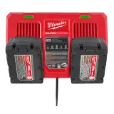 Зарядное устройство MILWAUKEE TURBO M18 DFC на два порта (4932472073)