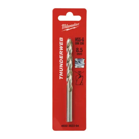 Сверло по металлу MILWAUKEE THUNDERWEB HSS-G 8,5 x 117 мм, 1 шт (4932352364)