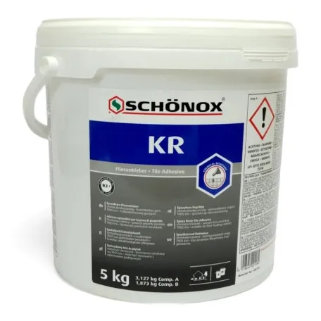 2К эпоксидный универсальный клей для плитки SCHÖNOX KR (AB), 5 кг (485135)