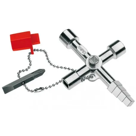 Ключ для электрошкафов Knipex профессиональный, 90 мм (00 11 04)