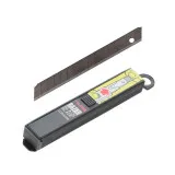 Леза сегментні 9 мм TAJIMA Razar Black, чорні, 10 шт. (LCB30RB)
