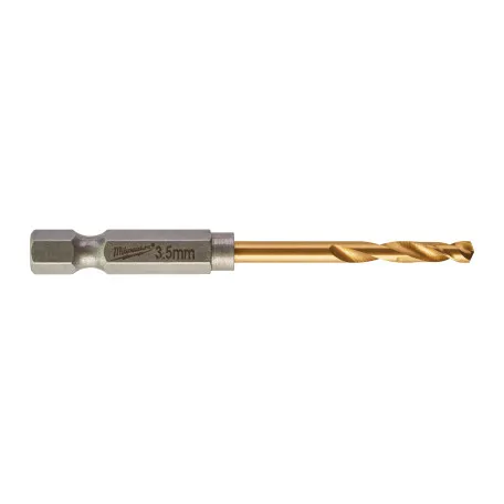 Сверло по металлу MILWAUKEE RedHEX HSS-G TiN 3,5 мм, 2 шт (48894707)