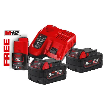 Аккумулятор и зарядное устройство (энергокомплект) MILWAUKEE M18 NRG-502 (4933459217)