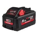 Аккумулятор MILWAUKEE M18 HB5,5 (18В; 5,5 А/ч; Li-ion) (4932464712)