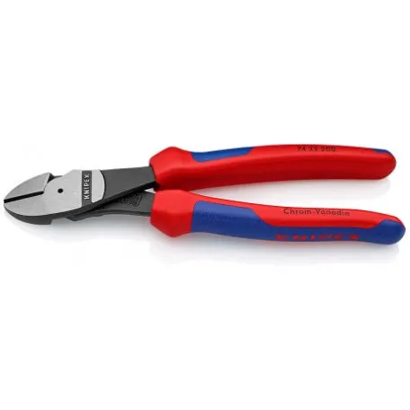 Кусачки боковые Knipex особой мощности (фосфатированные), 200 мм (74 22 200)