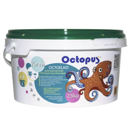 Клей Octopus OCTOELAST двухкомпонентный эпоксидно-полиуретановый 2,5 кг (ЕPU-25)