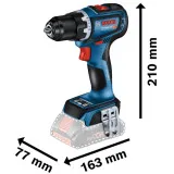 Акумуляторний дриль-шурупокрут Bosch Professional GSR 18V-90 C без акб і з/п, в L-BOXX 136 (06019K6002)
