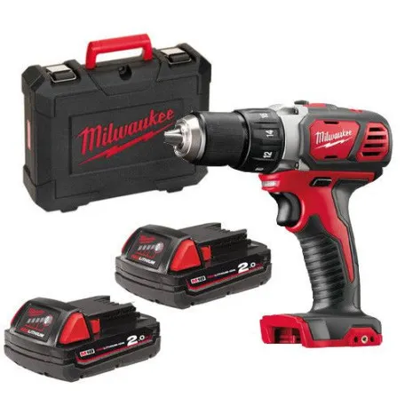 Дрель-шуруповерт MILWAUKEE M18 BDD-202C крутящий момент 50Нм (4933443555)