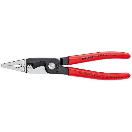 Электромонтажные клещи Knipex фосфатированные, 200 мм (13 81 200)
