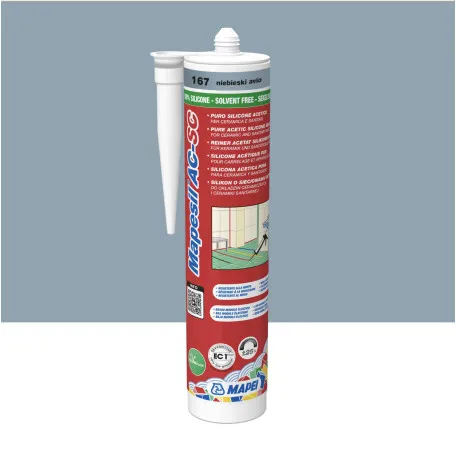 Силиконовый герметик Mapei MAPESIL AC №167, авиа, 310 мл (4816742IT)