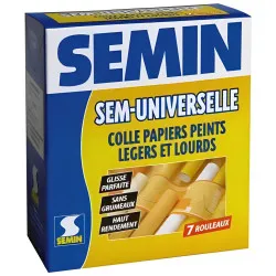 Клей у порошку для легких та важких паперових шпалер SEMIN SEM UNIVERSELLE, 250 г (34600)