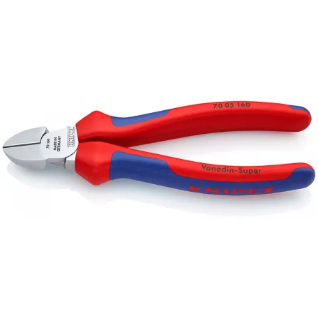 Кусачки боковые Knipex (хромированные), 160 мм (70 05 160)