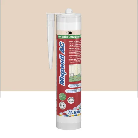Силиконовый герметик Mapei MAPESIL AC №130, жасмин, 310 мл (4813042IT)