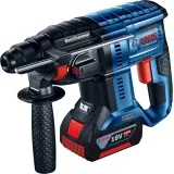Акумуляторний перфоратор Bosch Professional GBH 180-Li з акб GBA 18V 4.0Ah, з/в GAL 18V-40 та набором свердл SD (0615990M9C)