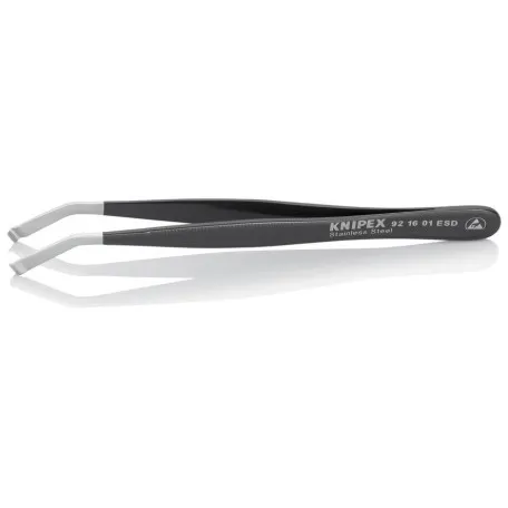 Пинцет Knipex ESD позиционирующий (изогнутый под углом 35°), 120 мм (92 16 01 ESD)