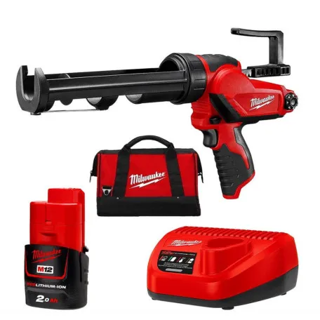 Аккумуляторный клеевой пистолет Milwaukee M12 PCG/310C-201B (4933441655)