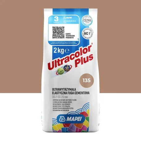 Фуга цементна Mapei Ultracolor Plus №135, золотий пісок, 2 кг (6013502A)