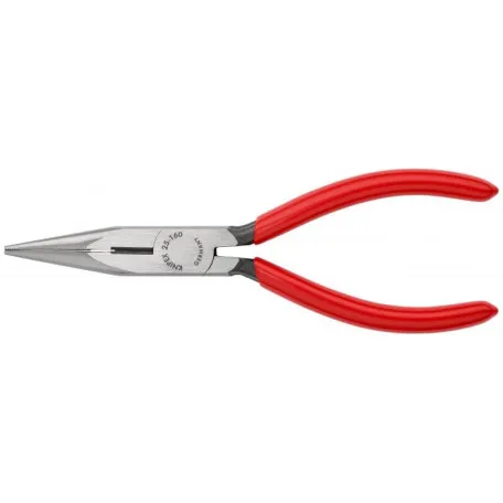 Плоские круглогубцы Knipex с режущими кромками, 160 мм (25 01 160)
