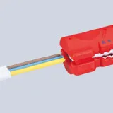 Инструмент для снятия оболочки Knipex с плоского и круглого кабеля (16 64 125 SB)