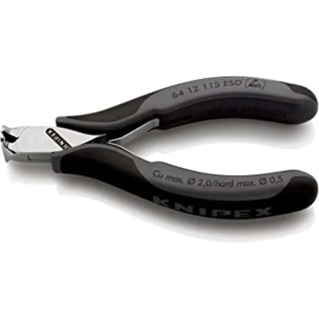 Кусачки торцевые Knipex ESD для электроники (антистатические), 115 мм (64 12 115 ESD)