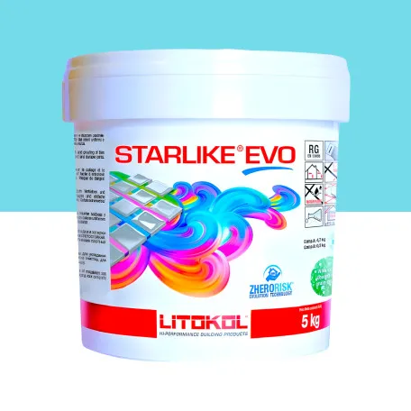Эпоксидная затирка Litokol Starlike EVO 320 карибы 5 кг (STEVOACR0005)