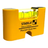 Карманный мини уровень STABILA Pocket Electric с магнитом (17775)