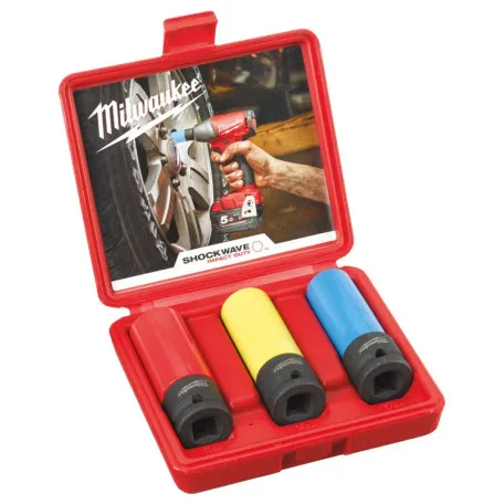 Набор ударных головок Milwaukee Automotive, 3 шт. (4932451568)