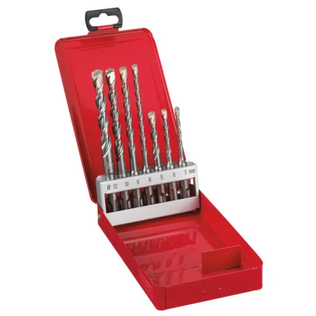 Набор буров MILWAUKEE MS2 SDS+ для ударного сверления, 7 шт. (4932352339)