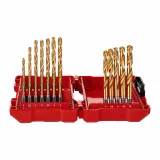Набор сверл по металлу Milwaukee RedHEX HSS-G TiN 19 шт. (48894760)