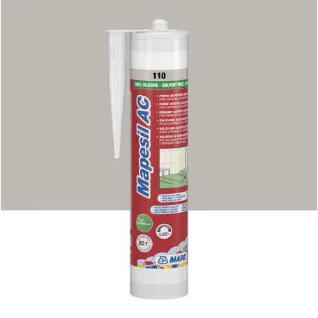 Силиконовый герметик Mapei MAPESIL AC №110, манхэттен, 310 мл (4811042IT)
