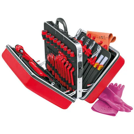 Чемодан Knipex VDE универсален с электроизолированными инструментами 48 предметов (98 99 14)