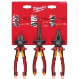 Набор кусачки, длинногубцы, плоскогубцы Milwaukee VDE (4932464575)