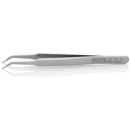 Пинцет Knipex SMD для прецизионных работ (изогнутый под углом 45°), 115 мм (92 01 04)