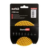 Алмазный гибкий шлифовальный круг Distar Standard на липучке №120 (910278018009)
