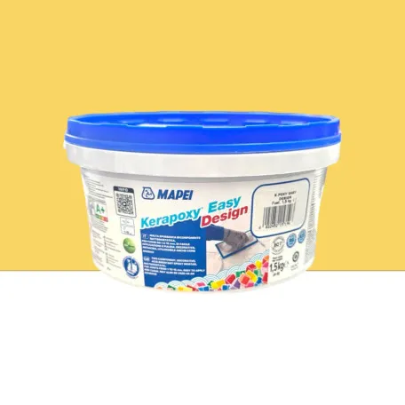 Епоксидний шовний заповнювач Mapei KERAPOXY EASY DESIGN №150, жовтий, 1.5 кг (5KB015015)