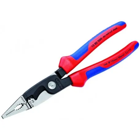 Электромонтажные клещи Knipex фосфатированные, 200 мм (13 82 200)