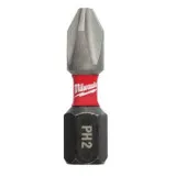 Бита Milwaukee PH2 SHOCKWAVE 25мм, 2 шт. (4932430852)