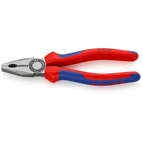 Плоскогубцы Knipex комбинированные (фосфатированные), 180 мм (03 02 180)