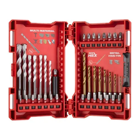Набор Milwaukee SHOCKWAVE RedHEX TiN MM 5.5 39 ед. (4932479853)