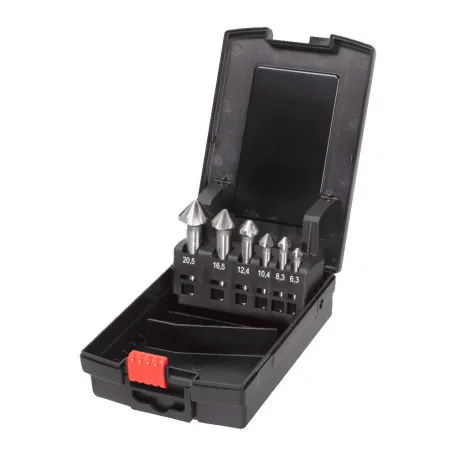 Набор зенковок 6 предметов (6.3-20.5) MILWAUKEE (4932493574)